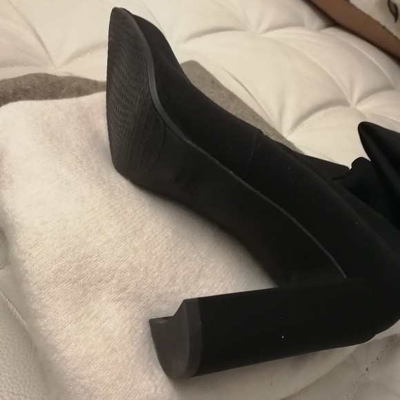 Stuart Weitzman HiChamp Over the Knee Black Boots - Picture 2 of 6